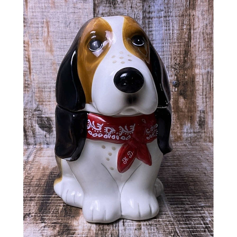 Pioneer Woman "Henry" Dog Basset Hound Treat Jar
